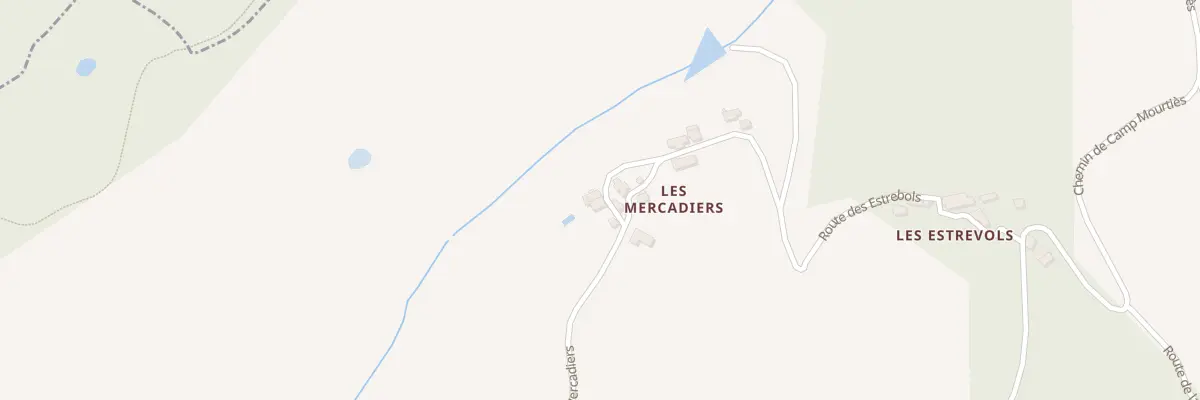 Plan du 5118 Les Mercadiers à Saint-Michel-de-Vax