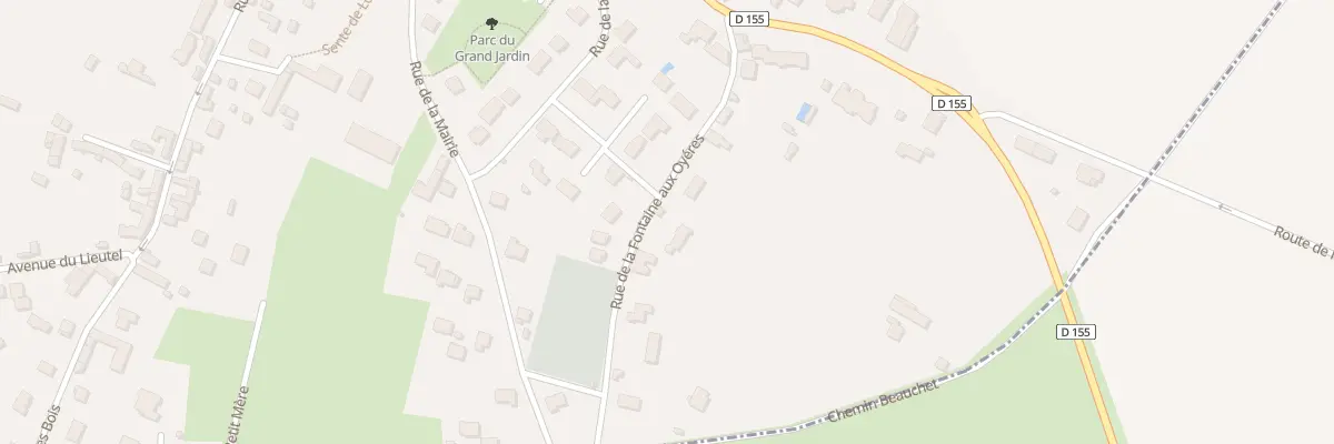 Plan du 9 Rue de la Fontaine aux Oyères à Galluis