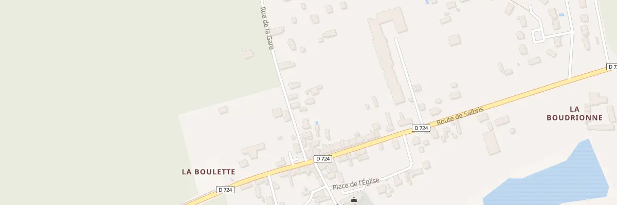 Plan du 8 Rue de la Gare à Villeherviers