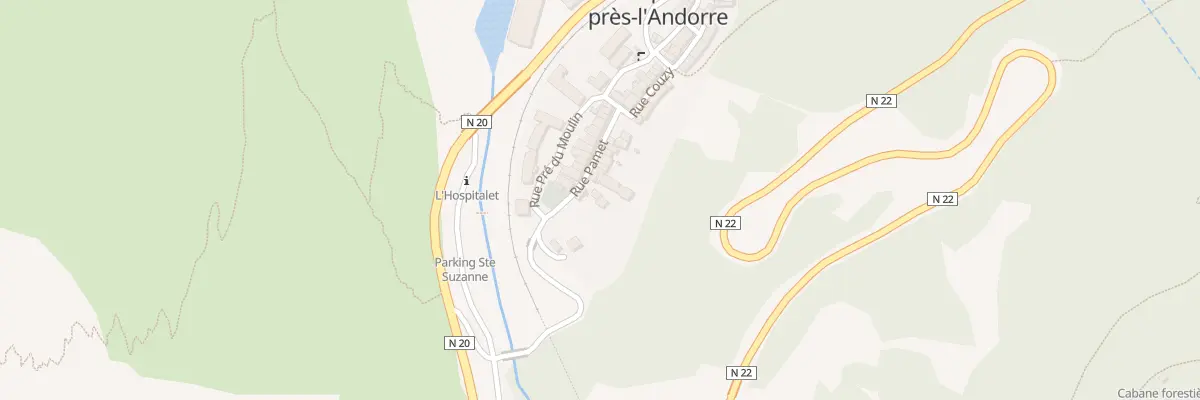 Plan du 19 Village à L’Hospitalet-près-l’Andorre