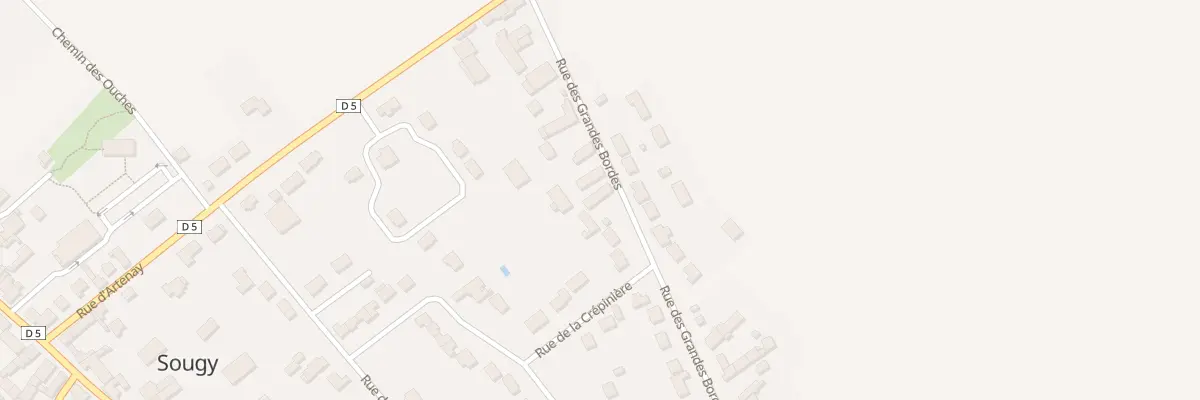 Plan du 181 Rue des Grandes Bordes à Sougy