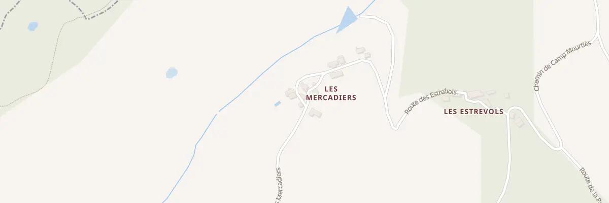 Plan du 5038 Les Mercadiers à Saint-Michel-de-Vax