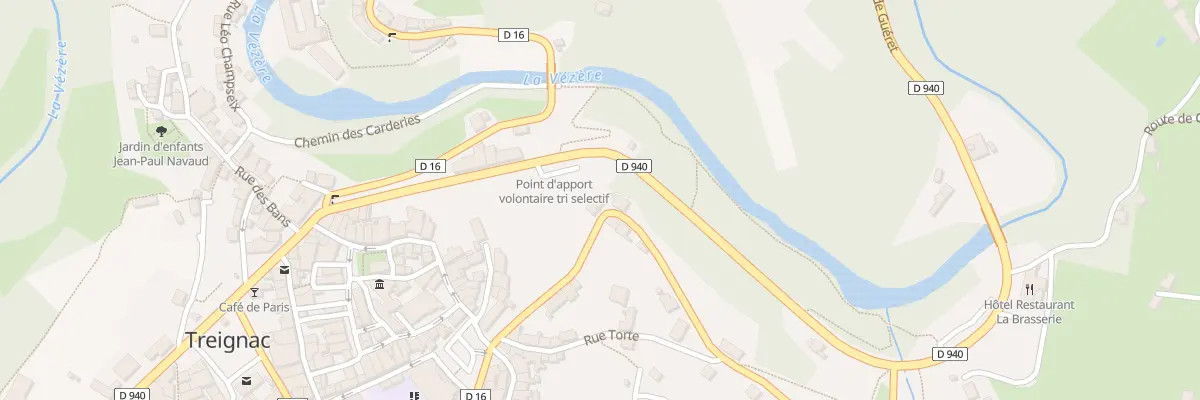 Plan du 7 Av Paul Plazanet à Treignac