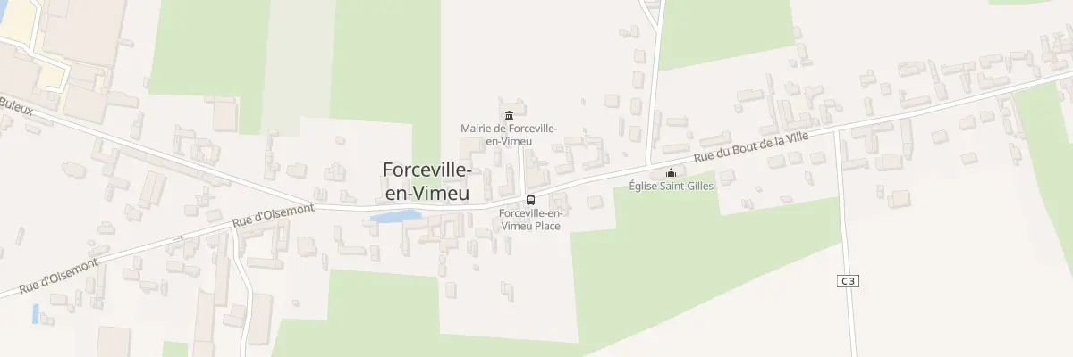 Plan du 19 Gr Grande Rue à Forceville-en-Vimeu