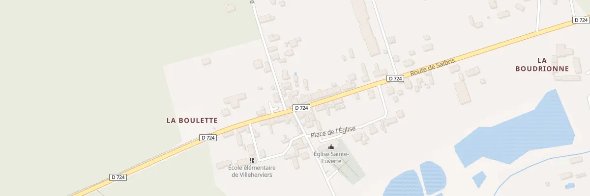 Plan du 11 Rte de Salbris à Villeherviers