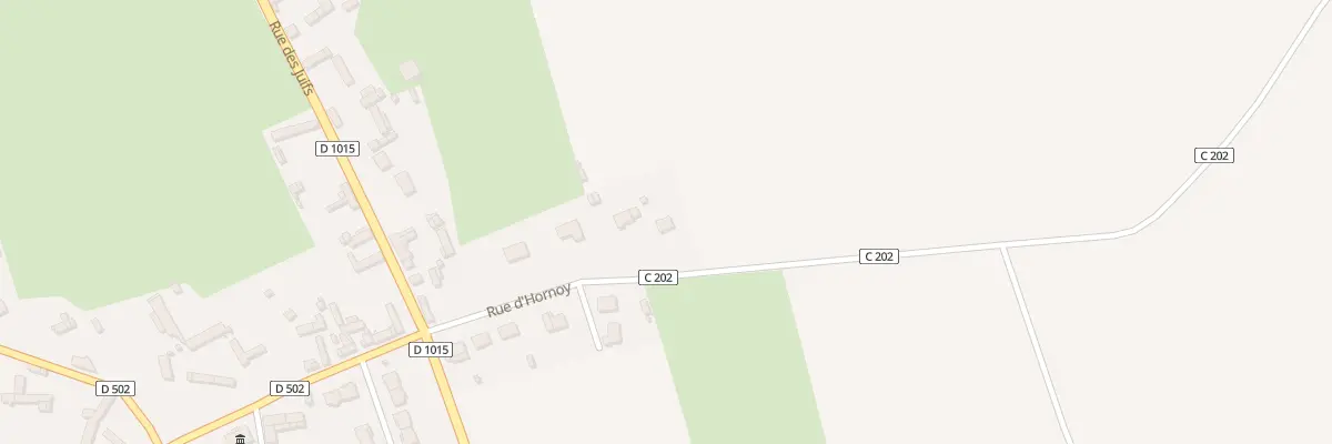 Plan du 23 Rue d’Hornoy à Gauville