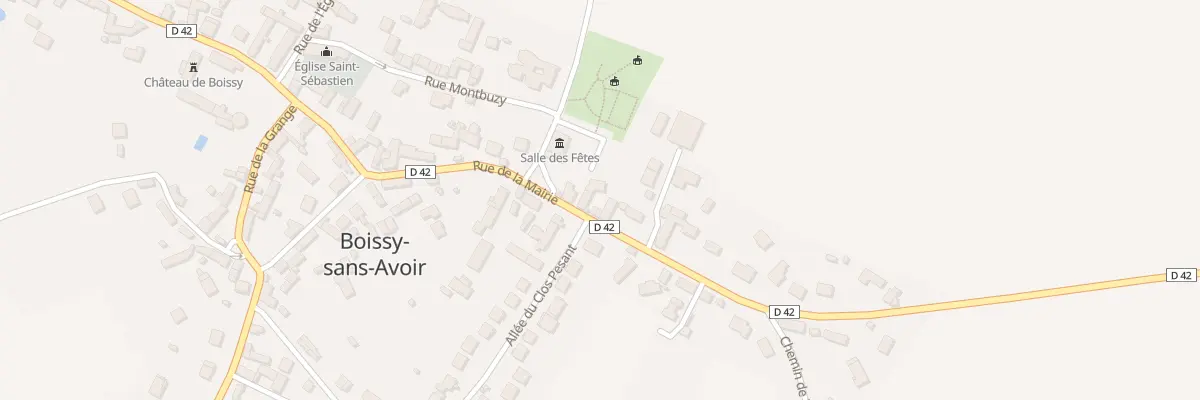 Plan du 23 Rue de la Mairie à Boissy-sans-Avoir