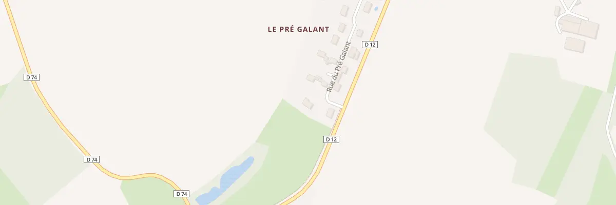Plan du 1197 Le Pré Galant à Jeu-les-Bois