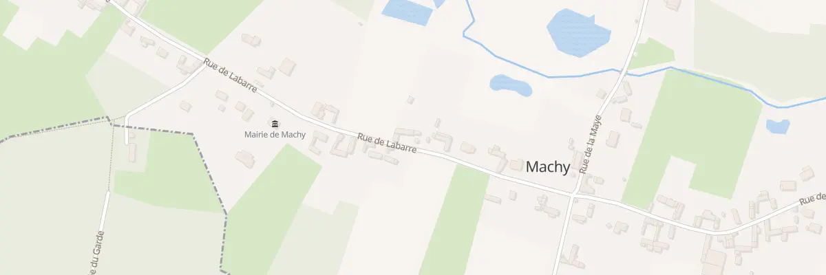 Plan du 204 Rue de la Barre à Machy