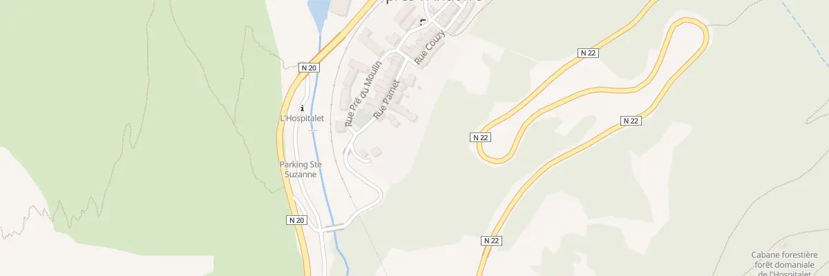 Plan du 65 Village à L’Hospitalet-près-l’Andorre