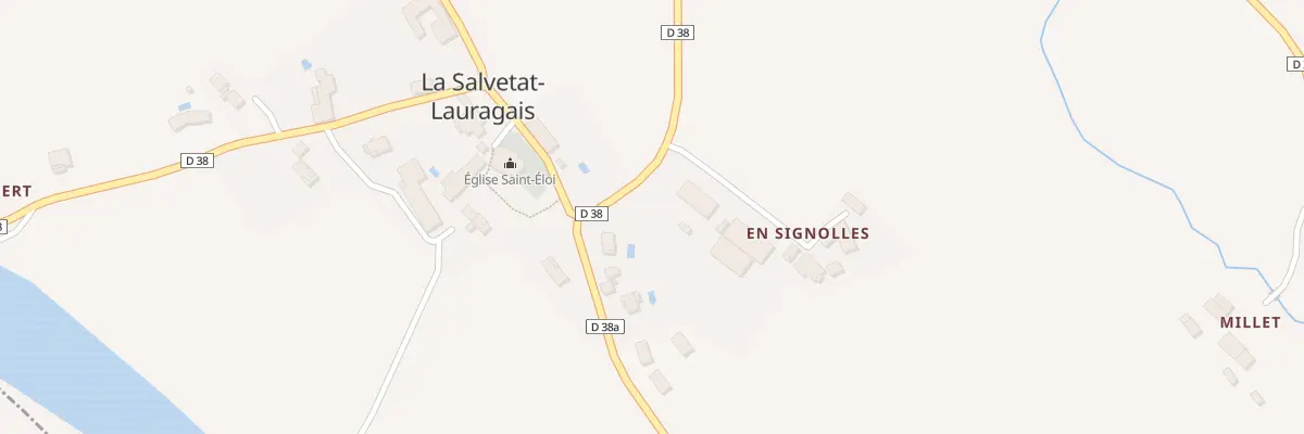 Plan du 3 En Signolles à La Salvetat-Lauragais