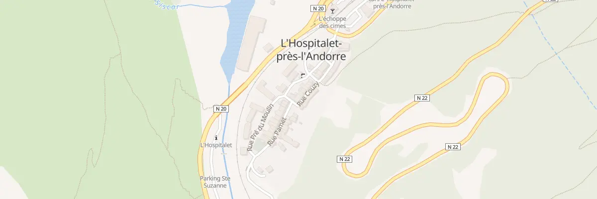 Plan du 40 Village à L’Hospitalet-près-l’Andorre