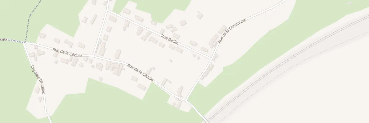 Plan du 61 Rue Beclin à Caffiers