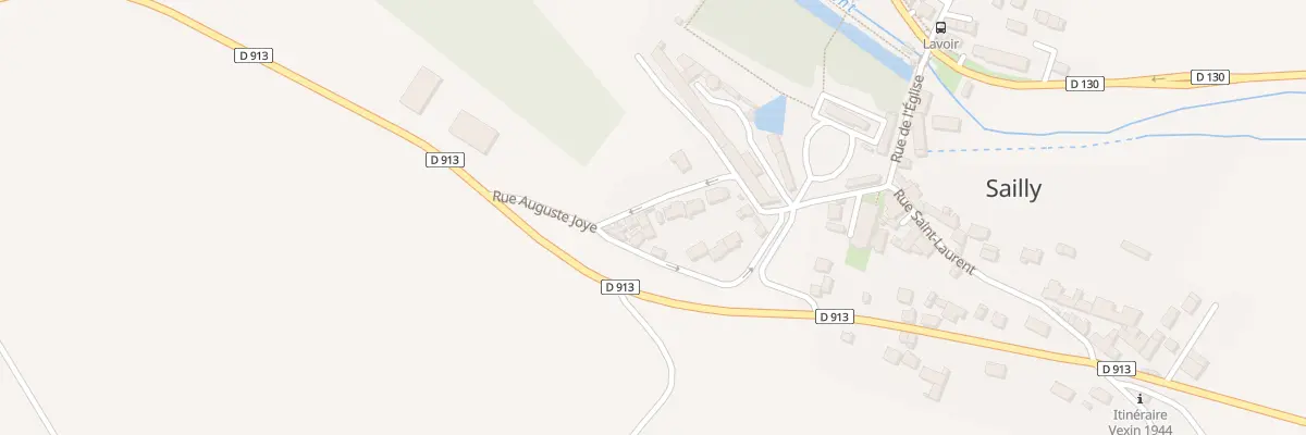 Plan du 9 Rue de la Ferme à Sailly