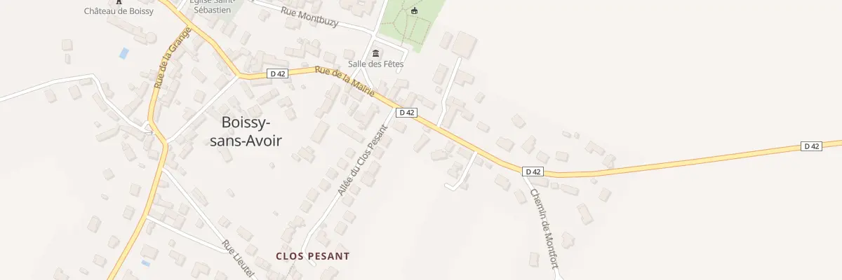 Plan du 22 Rue de la Mairie à Boissy-sans-Avoir