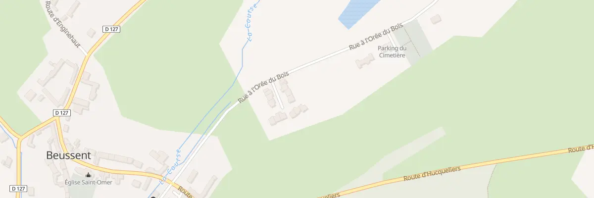 Plan du 10 Rue à l’Orée du Bois à Beussent