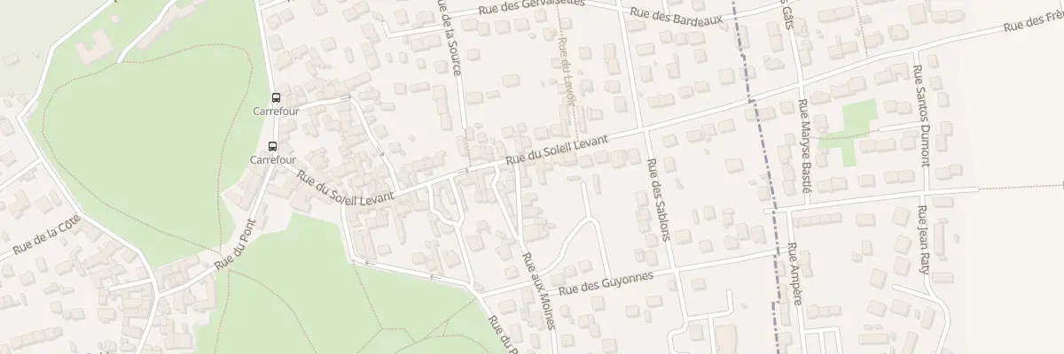 Plan du 25 Rue du soleil Levant à Issou