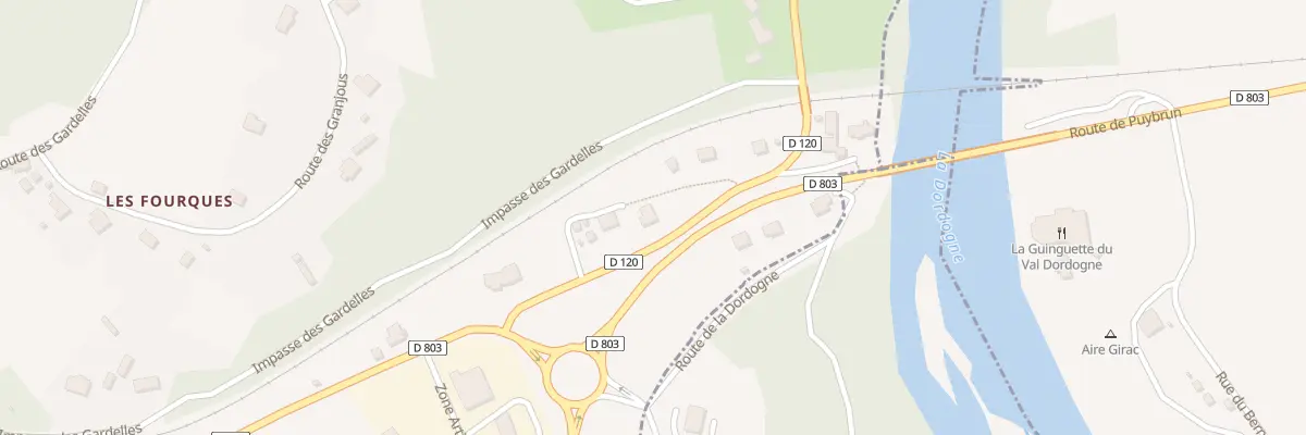Plan du 5344 Domaine de Lafon à Puybrun