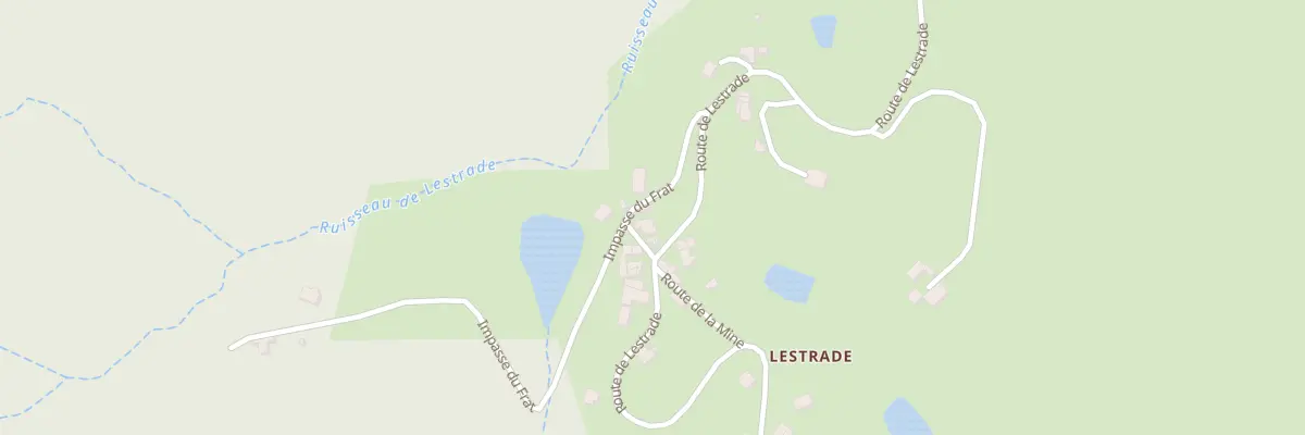 Plan du 1832 Rte de Lestrade à Nonards