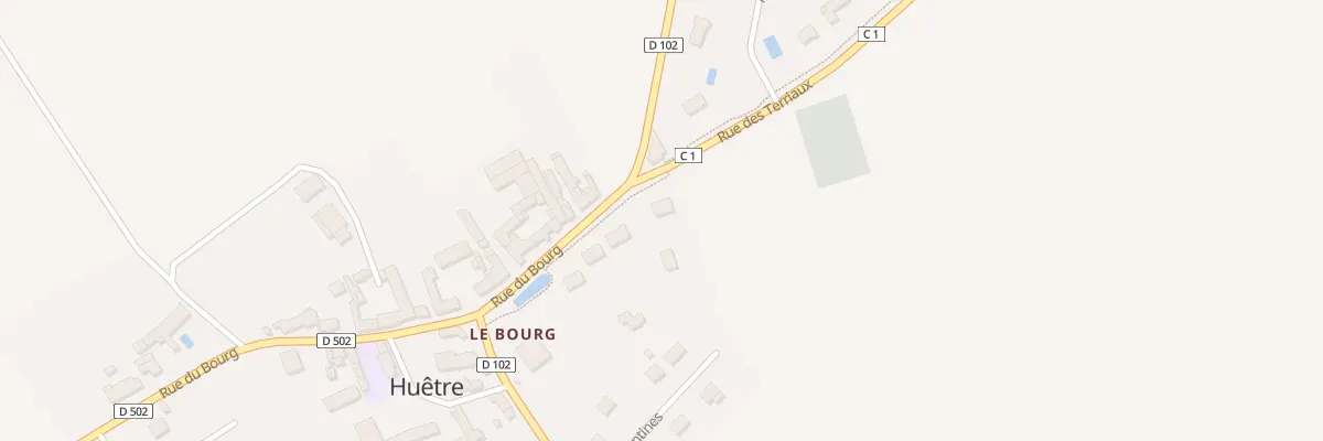 Plan du 10 Rue du Bourg à Huêtre