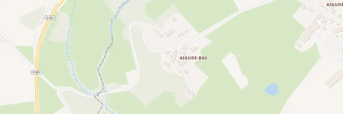 Plan du 8 Aigude Bas à Lourdoueix-Saint-Pierre