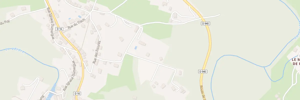 Plan du 3 Rte du Suquet à Treignac