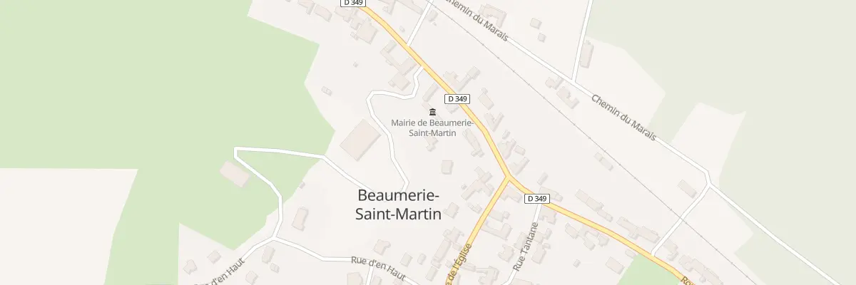 Plan du 56 Rte Nationale à Beaumerie-Saint-Martin