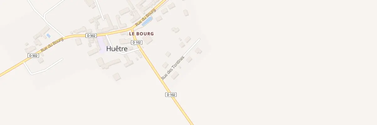 Plan du 73 Rue des Tontinnes à Huêtre