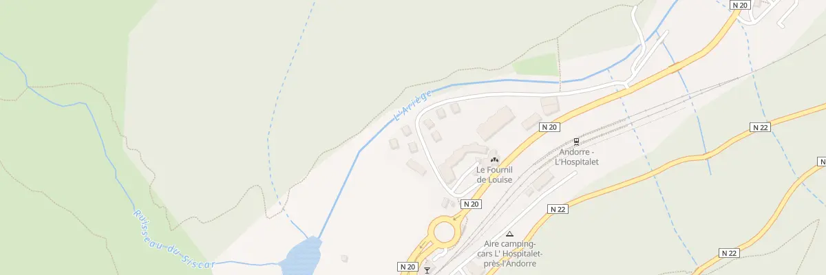 Plan du 4 Prats de Fournie à L’Hospitalet-près-l’Andorre