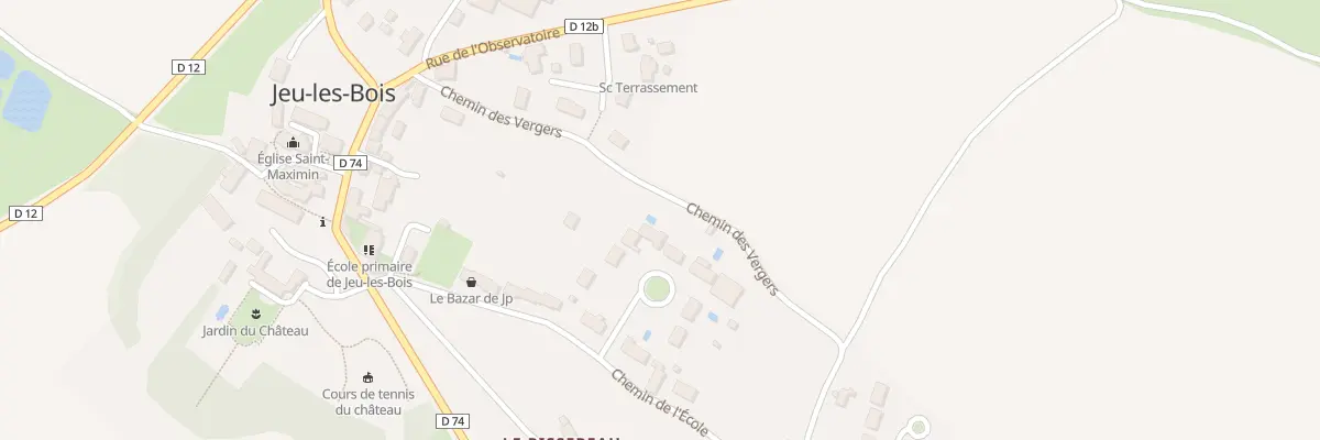 Plan du 3 Pl de la Forge à Jeu-les-Bois