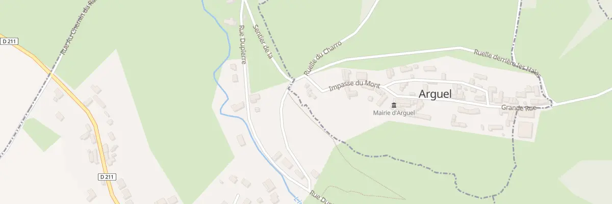 Plan du 5014 Le Village à Arguel