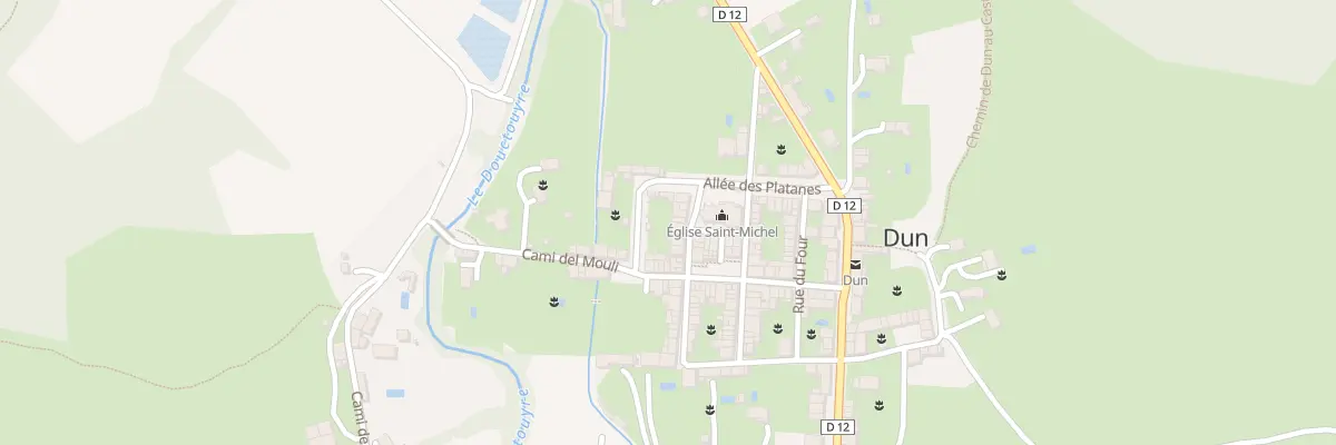Plan du 6 Pl de l’Eglise à Dun
