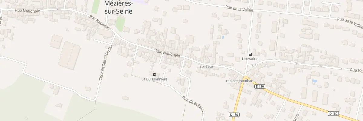 Plan du 85 Rue Nationale à Mézières-sur-Seine