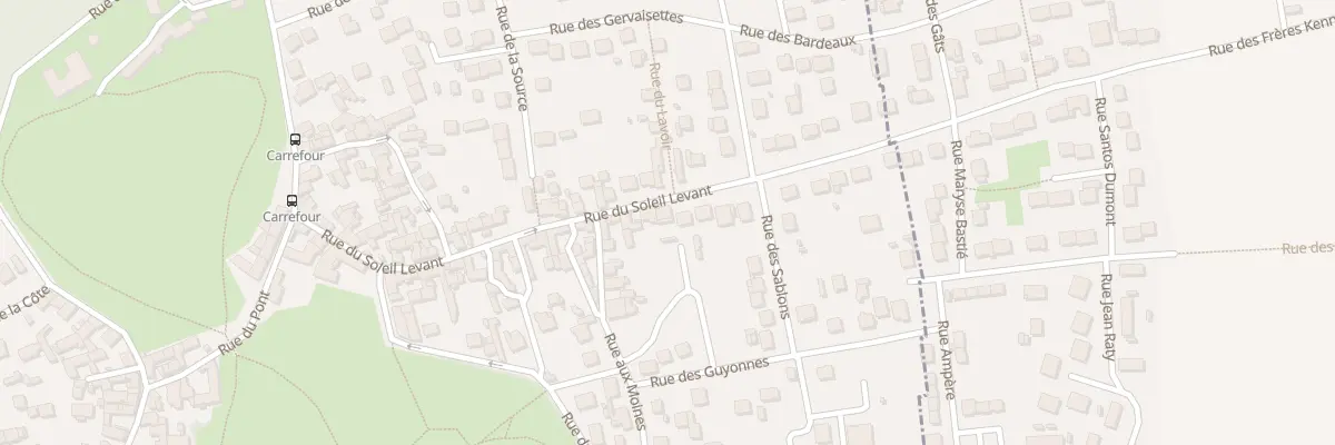 Plan du 21 Rue du soleil Levant à Issou