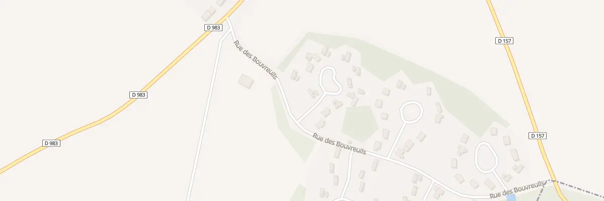 Plan du 1 All des Hirondelles à Montagny-en-Vexin