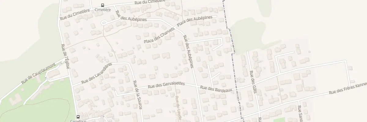 Plan du 7 Rue des Aubépines à Issou