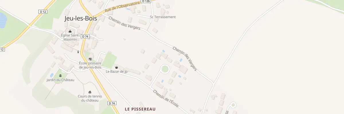 Plan du 4 Pl de la Forge à Jeu-les-Bois