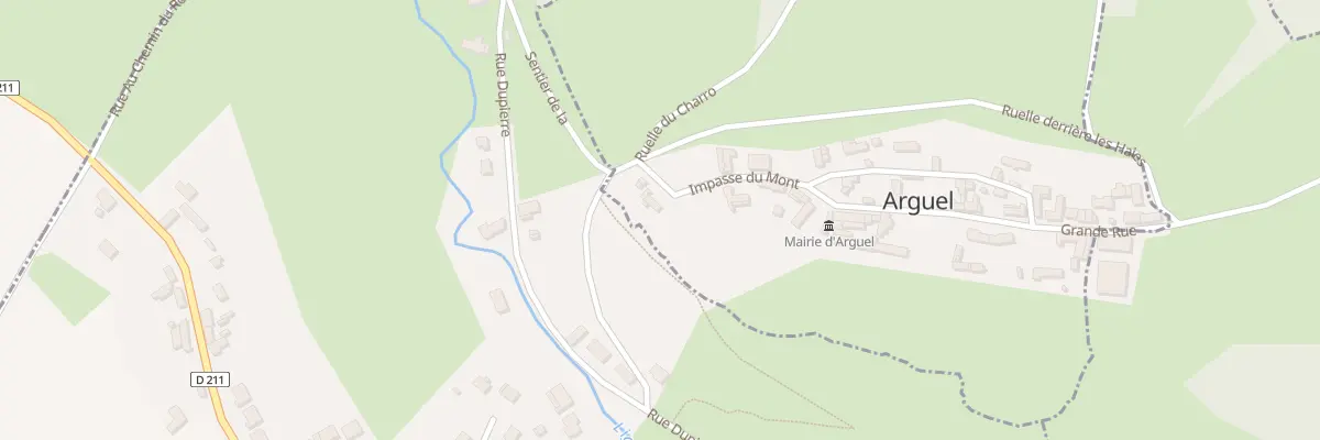 Plan du 5015 Le Village à Arguel