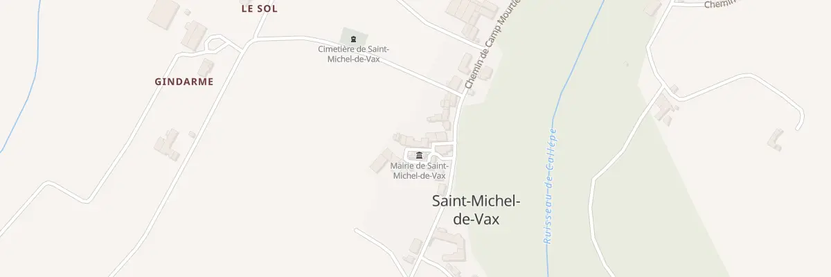 Plan du 5026 Saint Michel à Saint-Michel-de-Vax