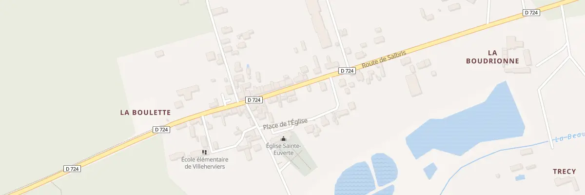 Plan du 26 Rte de Salbris à Villeherviers