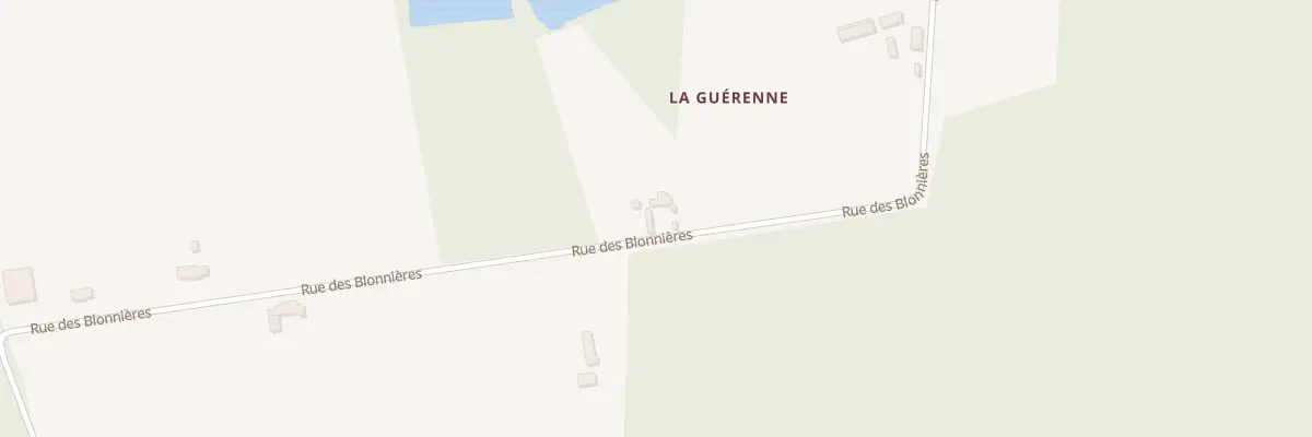 Plan du 166 La Guerenne à Millançay