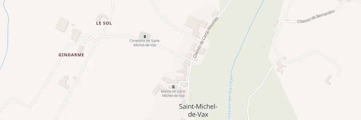 Plan du 5108 Saint Michel à Saint-Michel-de-Vax