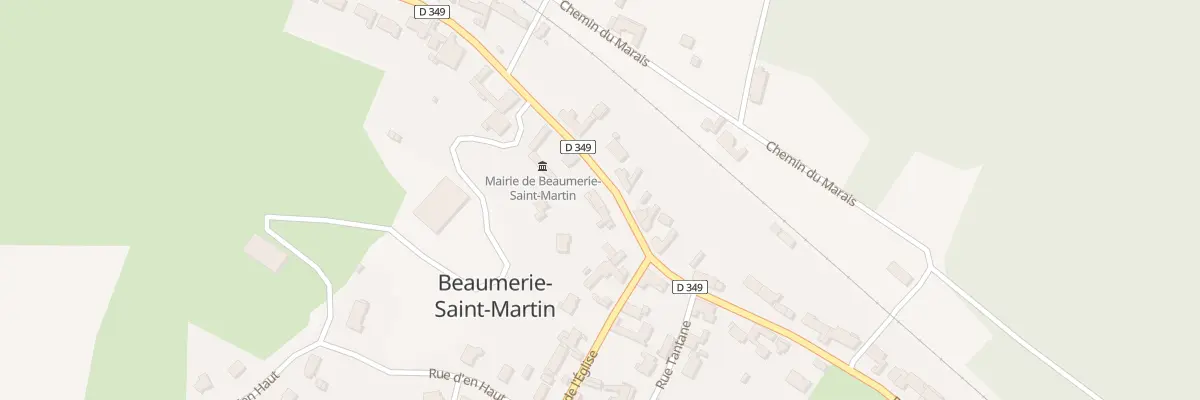 Plan du 58 Rte Nationale à Beaumerie-Saint-Martin