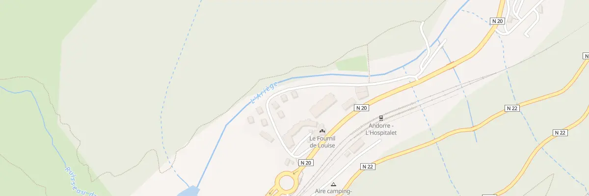 Plan du 5008F Prats de Fournie à L’Hospitalet-près-l’Andorre