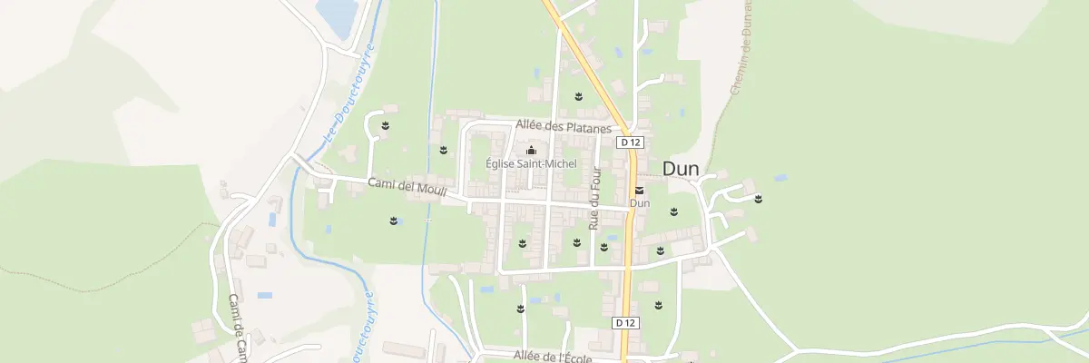 Plan du 65A Le Village à Dun