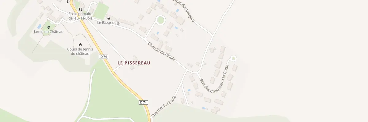 Plan du 23 Che de l’Ecole à Jeu-les-Bois