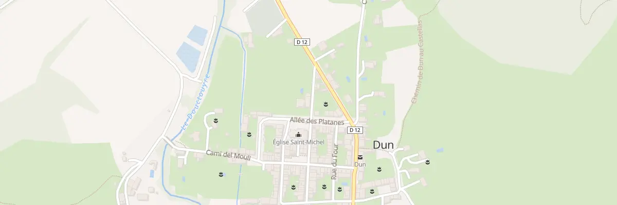 Plan du 4 Rue de la Bascule à Dun
