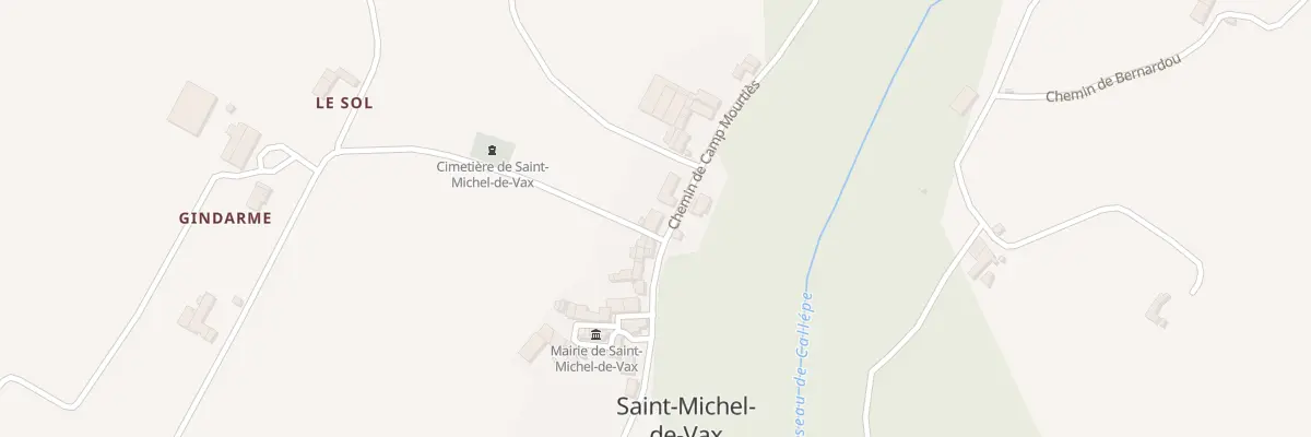 Plan du 5023 Saint Michel à Saint-Michel-de-Vax