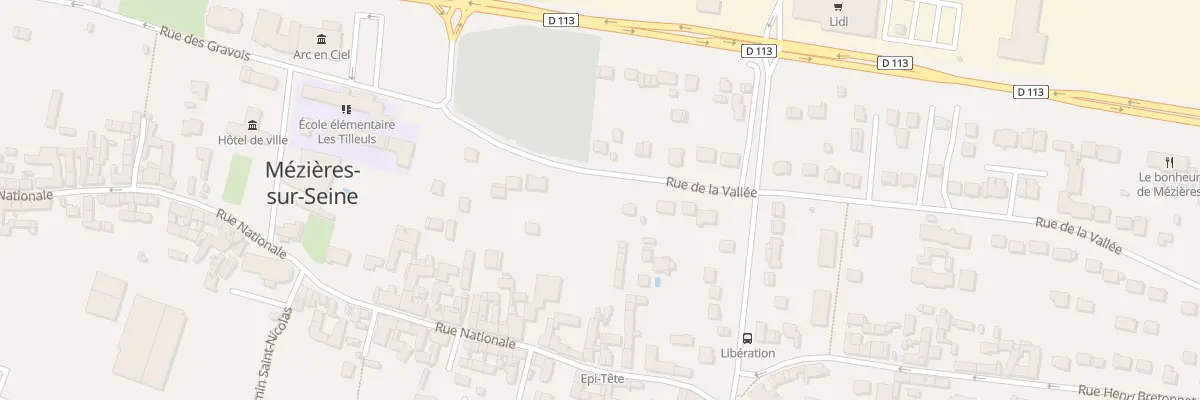 Plan du 57B Rue de la Vallée à Mézières-sur-Seine