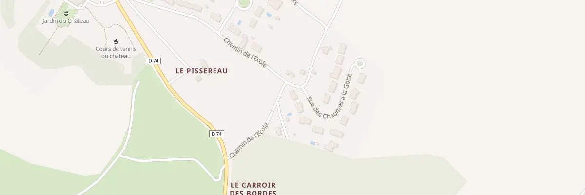 Plan du 2 Les Chaumes A la Gotte à Jeu-les-Bois